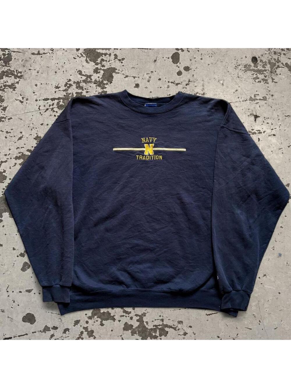 Vintage Y2K Champion embroidered Naval Academy sweatshirt Size XXL